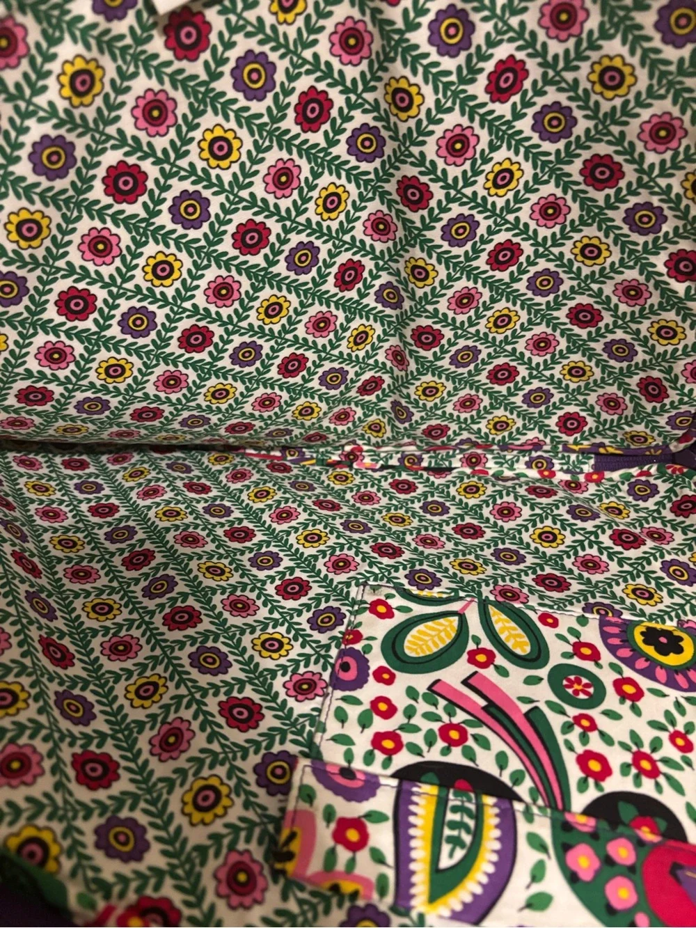 Vera Bradley Quilted Floral Laptop Sleeve - Purple/Pink Multi